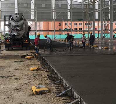 Firmes de concreto industriales
